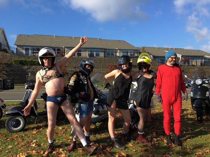 The Stranger Strips Down and Rides "Cupcake" on a Nearly-Naked Luchador’s Scooter in Tacoma